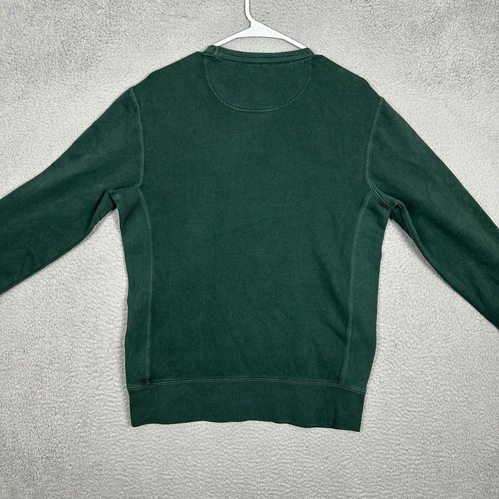 NEW American Eagle Sweatshirt Mens Small Super Soft Green Crewneck Knit Pullover